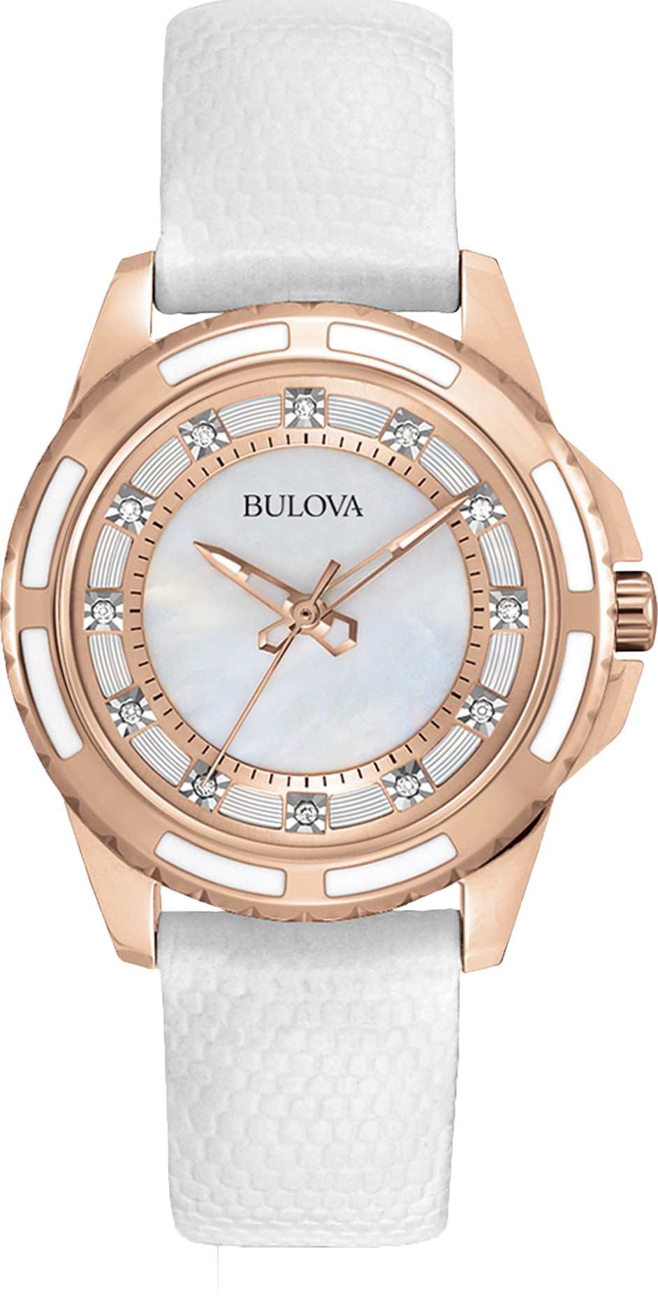 Bulova Lizard Diamond Watch 32mm 