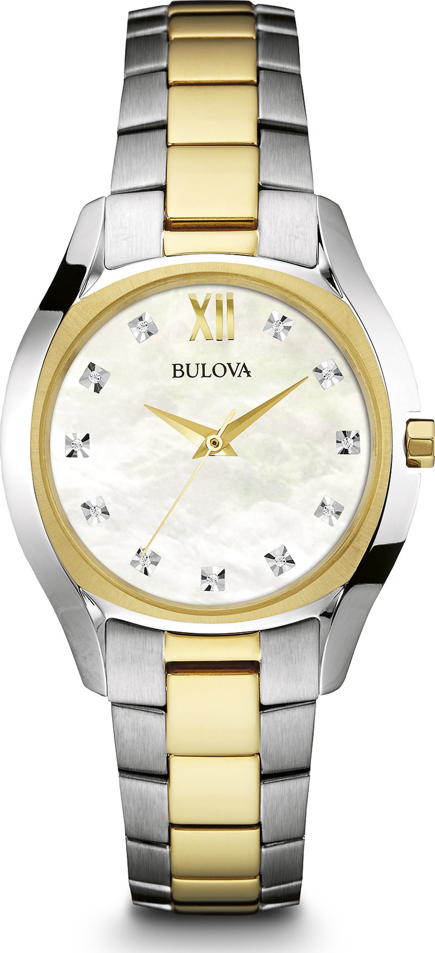Bulova Diamond Two-Tone Ladies Watch 32.5mm