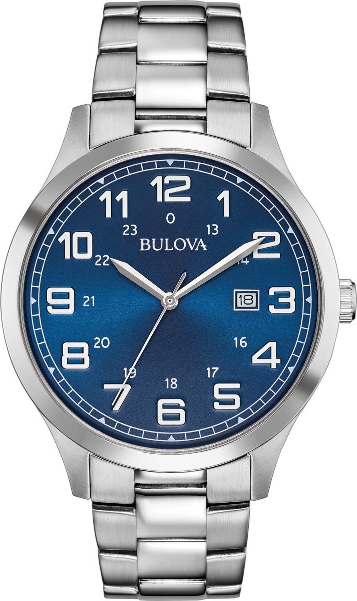 ng h Bulova Classic Dress Blue Watch 42mm